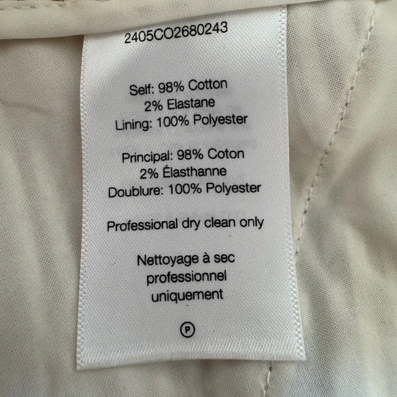 Veronica Beard Haina Seersucker Pleated Shorts Khaki White 6 NWT - Picture 16 of 16